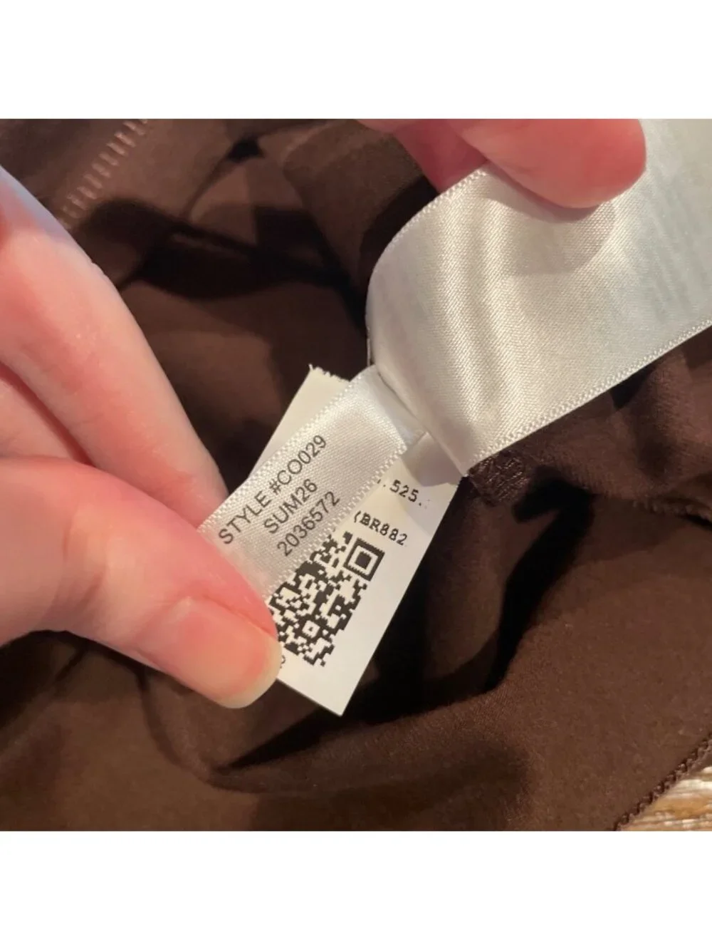 NWT J.Crew Tank Top Sz M Brown Stretch Cotton Shelf-Bra Slim Fitted Staple Basic